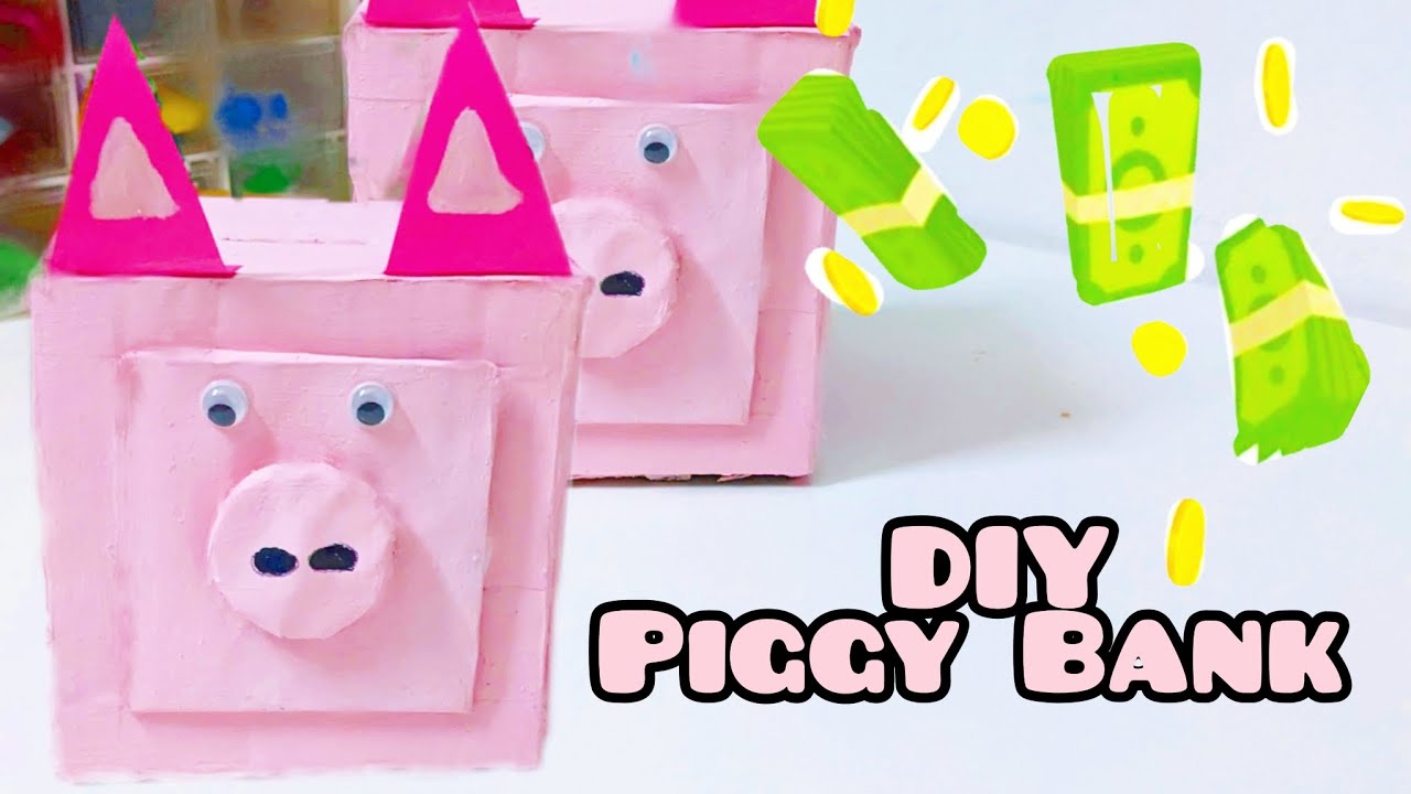 Diy Piggy Bank Youtube