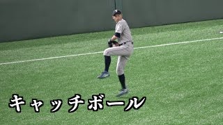 イチローのイニング間のキャッチボール