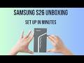 Samsung S26 Unboxing & Data Transfer Guide | Move Everything in Minutes
