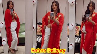 Heavily Pregnant Sonam Kapoor open on her Delivery Details and Flaunting her baby bump