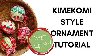 Kimekomi Style Orange Slice Ornament Tutorial | Beginner Friendly!