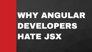 Angular Developers Hate JSX | #CodingPhase