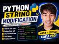 Python String Modification Tutorial | String Methods in Python for Beginners #coding #python