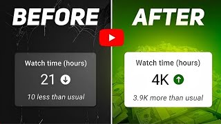 How to Complete 4000 Houers Watch Time Telugu|How to complete 4K watch time|Simple Trick| watch time