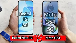 ⚡Moto G54 5G VS Redmi 12 5G | Comparison 🔥 |