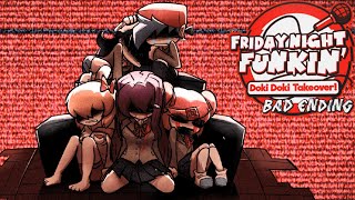 FNF: Doki Doki Takeover! - BAD ENDING █ Friday Night Funkin' – mods █