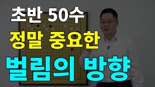 [초반50수] 기본이 되는 포석의 비법  1가지