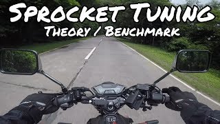 Albert Rides - CB150r Sprocket Series (Part 1 of 3) - Theory - Stock Benchmark