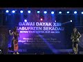 PENAMPILAN JUARA 1 PUTRA PUTRI POP SINGER, Gawai Dayak ke XIII Kabupaten Sekadau