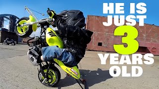 Tima Kuleshov - 3 Year Old Boy Who Rides Motorbikes
