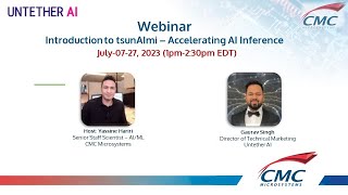 Webinar: Introduction to tsunAImi – Accelerating AI Inference