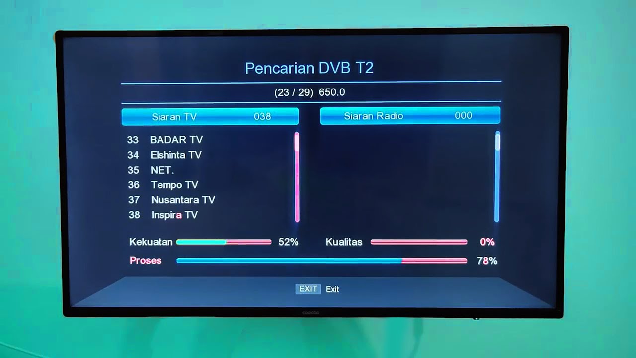 Cara Mencari Sinyal TV Digital Tanpa Set Top Box - YouTube