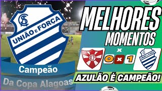 TEVE GOLAÇO ABSURDO DE FALTA! Penedense x CSA | Melhores Momentos | Final Copa Alagoas 2024