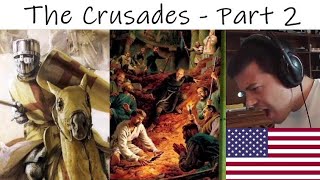 American Reacts First Crusade Part 2 of 2 | Epic History TV - McJibbin Reacts