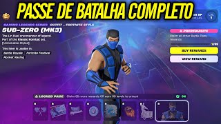 PASSE COMPLETO DA NOVA TEMPORADA DO FORTNITE