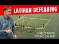 #80 Cara Latihan Defending Sepakbola (Contoh=Press+Cover+Balance)