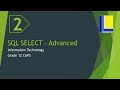 SQL Advanced - SELECT queries (part 2)