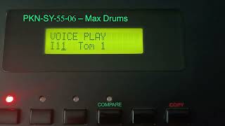 Yamaha SY-55 'RY-30 Upgrade' - Max Drums \u0026 Power Drums (audio demo)