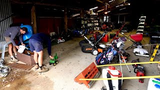 Satisfying Shed Clean Up