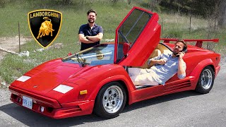 Lamborghini Countach Review // Wolf Of ALL Streets