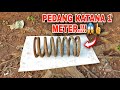 🔴Proses Singkat Pedang Katana 1Meter Dari Bahan Per Keong Super Keras Dan Tajam.!!!😱