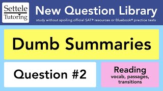 Dumb Summaries Q2