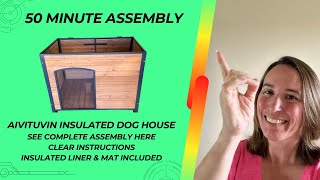 How to assemble the Aivituvin Dog house