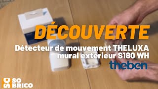 Découvrez le détecteur de mouvement THELUXA mural extérieur S180 WH THEBEN - SOBRICO 💡