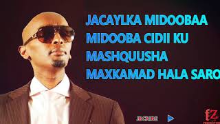 ISKALAAJI OFFICAIL LYRICS VIDEO MUQDISHO KAMA DHOFO DIRECT BY FOUZI ABDI