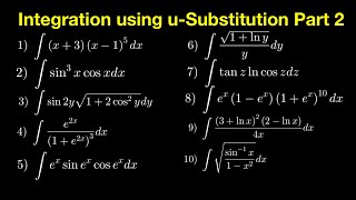 Integration Using u-Substitution Part 2