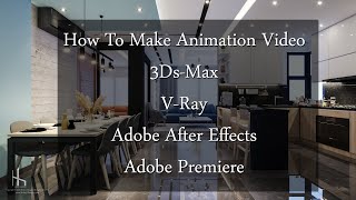 Architectural Animation in 3DS Max V-Ray/ How To Make Animation Video 3Ds-Max  V-Ray