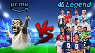 Pele prime 🆚 40 Legend // football comparison //