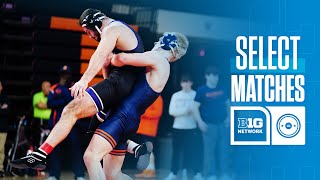 Select Matches: Northwestern at Illinois | Big Ten Wrestling | 01/12/2025