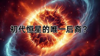 J1010+2358：宇宙诞生的第一代恒星的唯一后裔？