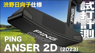 ピン『ANSER 2D』渋野日向子スペック　コース試打