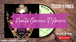 Niente Canzoni D'Amore - Marracash Feat. Federica Abbate | Testo / Lyrics 🇮🇹