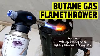 Cheap Butane Gas Flamethrower | Fire Blow Gun with Trigger 🔥🔥