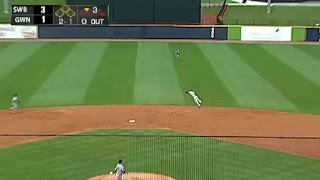 RailRiders' Refsnyder steals a hit