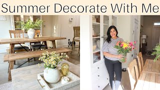 SUMMER DECORATE WITH ME 2023 | Summer Decor Ideas | Home Decor Ideas ☀️