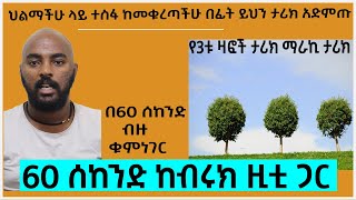 የ3ቱ ዛፎች ማራኪ ታሪክ  ህልማችሁ ላይ ተስፋ ከመቁረጣችሁ በፊት ይህን ታሪክ አድምጡ Bruck zity