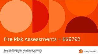 The NEW Fire Safety Code of Practice – what does BS 9792 mean for you?