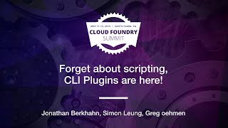 Forget about scripting, CLI Plugins are here!
