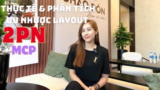 2 PN Masteri Centre point giá từ 3.7 tỷ, thuê 11TR/TH. Phân tích ưu nhược điểm 3 layout và sân vườn