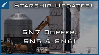 SpaceX Starship Updates! SN7 Testing Tank Built, SN5 Rollout Soon & SN6 Stacking Soon! TheSpaceXShow