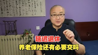 延迟退休，养老保险还有必要交吗？