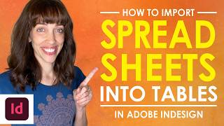 How to Import Excel Sheets or Google Sheets into Adobe InDesign with Full Editing Capabilities