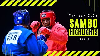 SAMBO Highlights. World Championships 2023. Day 1