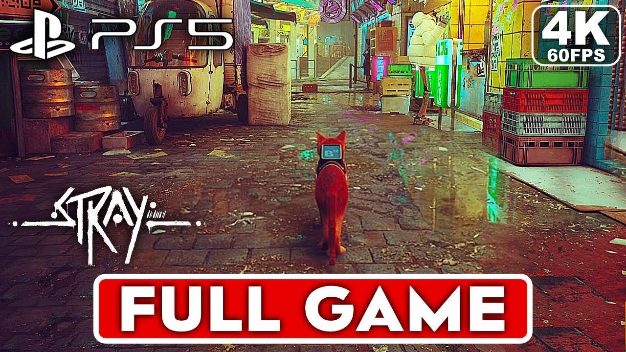 STRAY Gameplay Walkthrough Part 1 FULL GAME [4K 60FPS PS5] - No ...