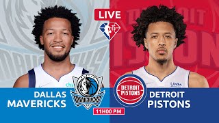 Dallas Mavericks @ Detroit Pistons | #nba live today