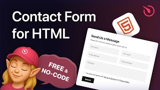 How to add Contact Form to HTML website [for FREE]